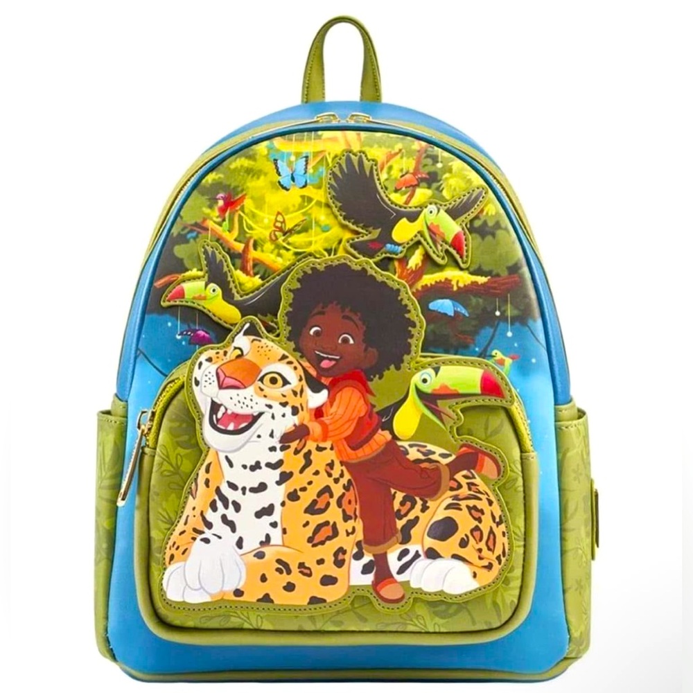 Loungetly Disney Encanto Antonio and Parce The Jaguar Backback